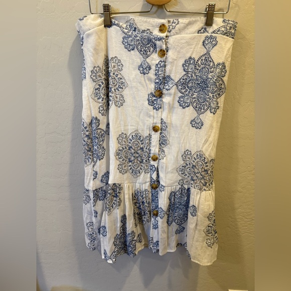 Mlle Gabrielle Medallion Print Skirt – Size XL – Boho Style - Picture 1 of 4